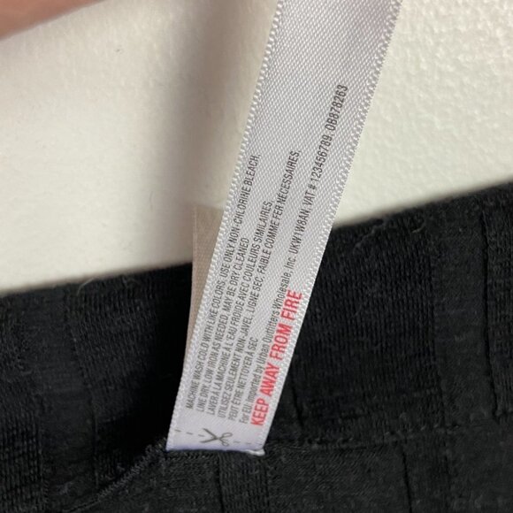 Free People Black Square Neck Ribbed Knit Bodysuit Revolve Size XS Beside Me Rib - Picture 10 of 14